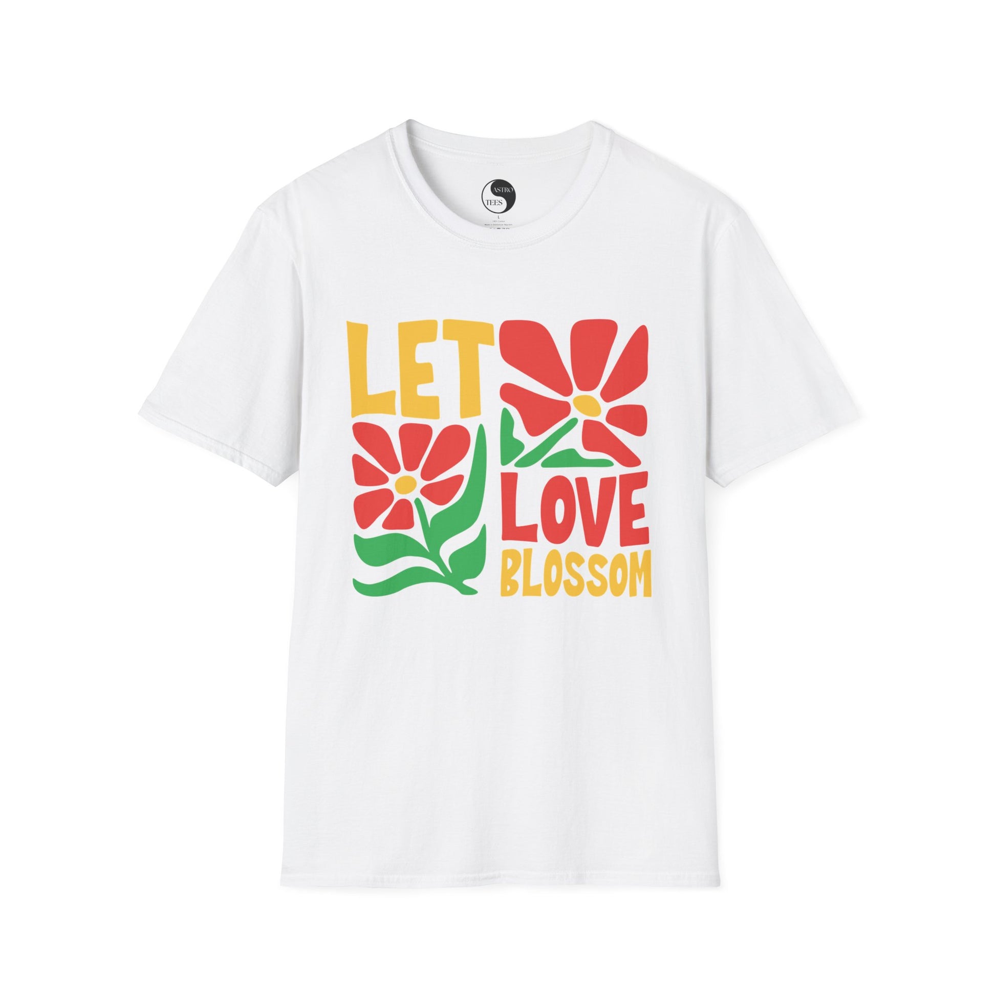 LET LOVE BLOSSOM T-SHIRT - T-Shirt - Astrotees.co