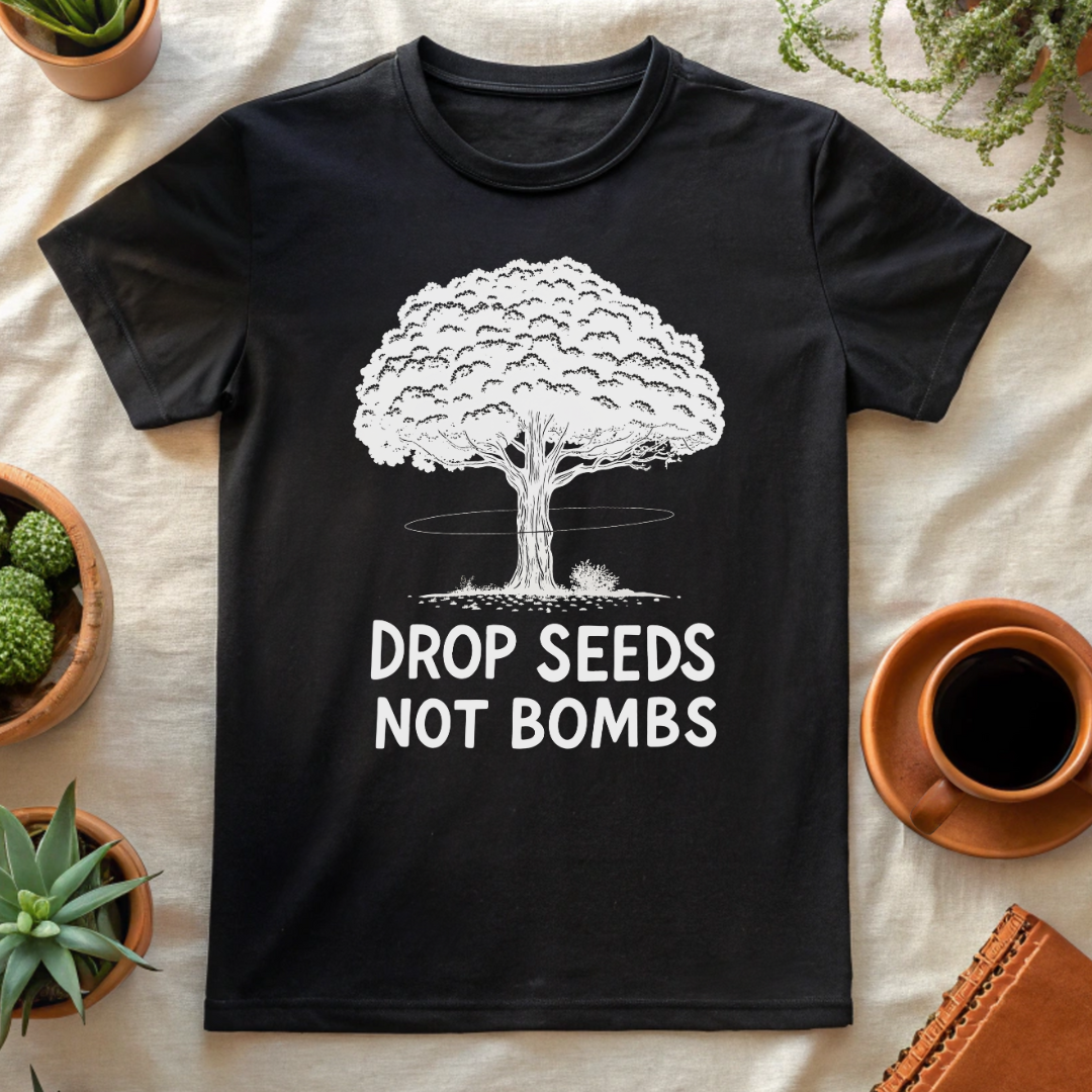 DROP PEACE T-SHIRT - T-Shirt - Astrotees.co