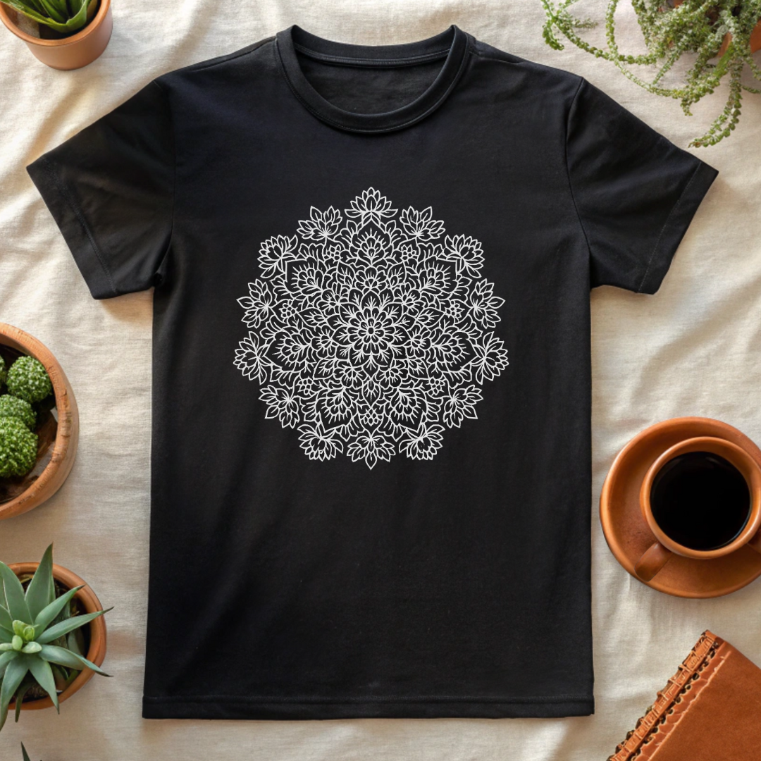 MANDALA BLOSSOM T-SHIRT - T-Shirt - Astrotees.co