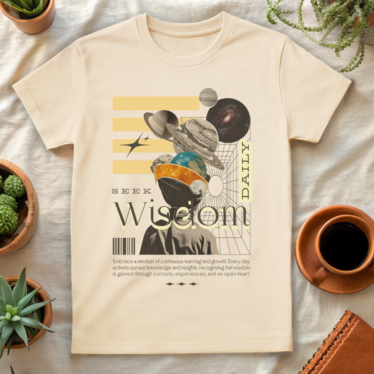 COSMIC WISDOM T-SHIRT - T-Shirt - Astrotees.co