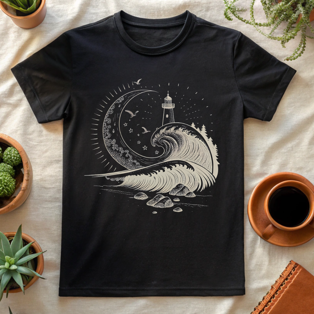 MOONWAVE T-SHIRT - T-Shirt - Astrotees.co