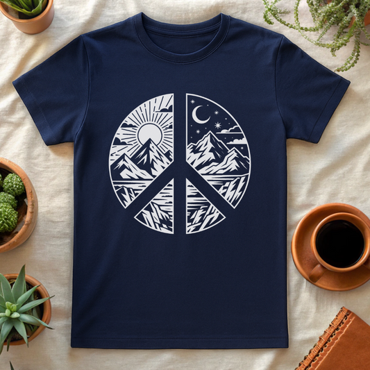 PEACE LANDSCAPE T-SHIRT - T-Shirt - Astrotees.co
