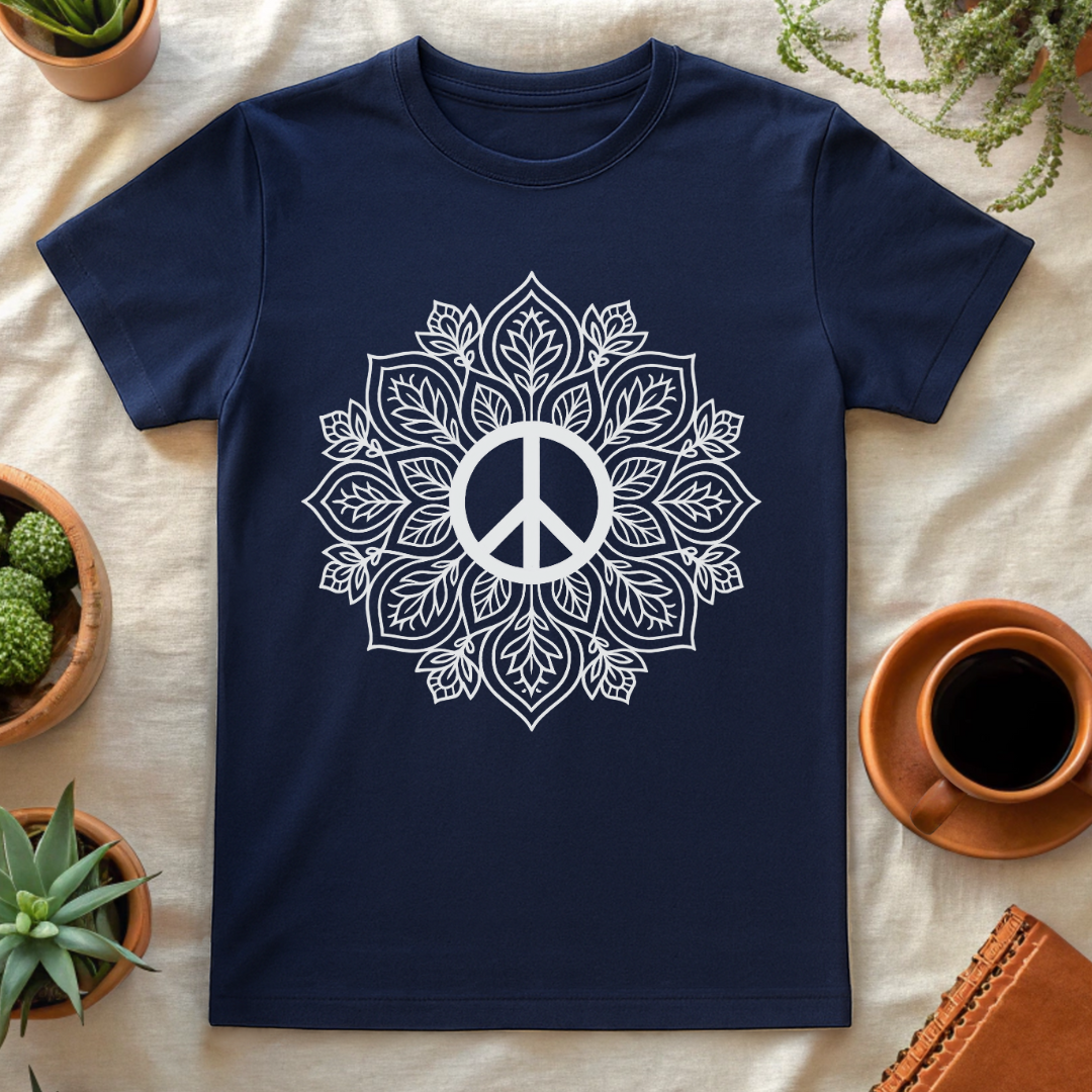 PEACE BLOSSOM T-SHIRT - T-Shirt - Astrotees.co