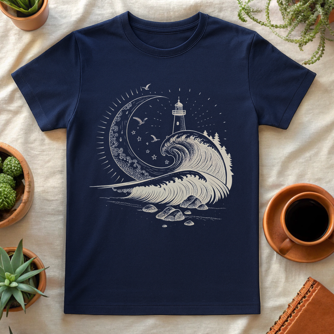 MOONWAVE T-SHIRT - T-Shirt - Astrotees.co