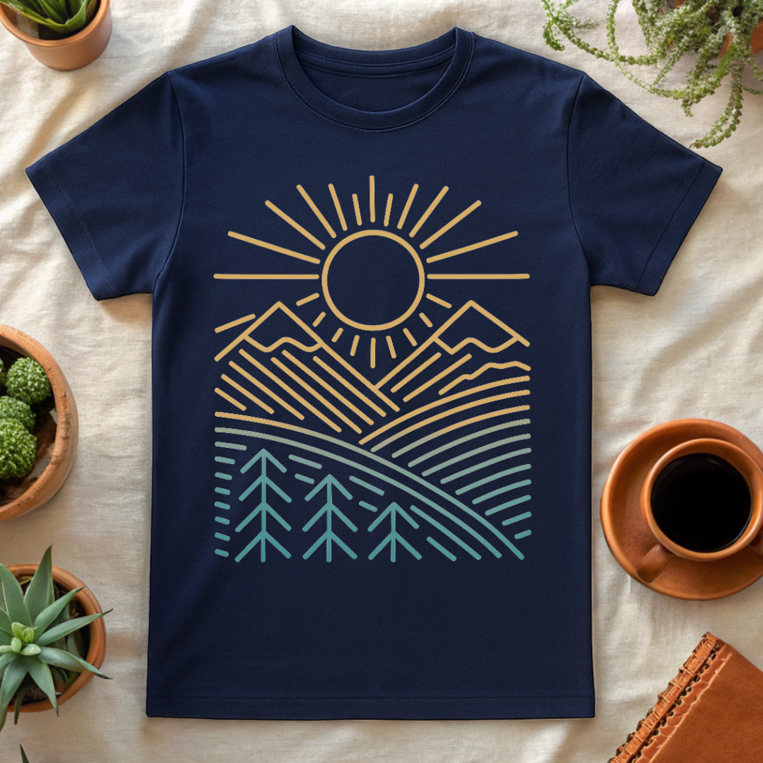 SUNNY MOUNTAINS T-SHIRT - T-Shirt - Astrotees.co
