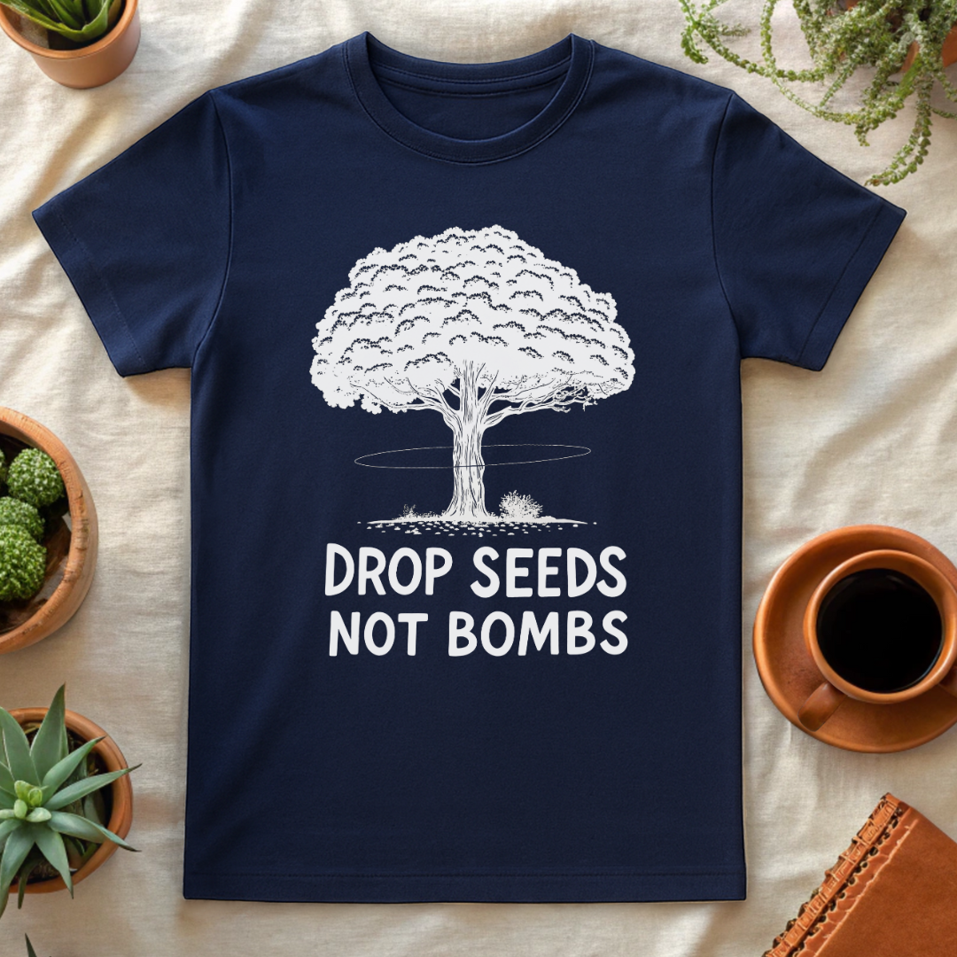 DROP PEACE T-SHIRT - T-Shirt - Astrotees.co