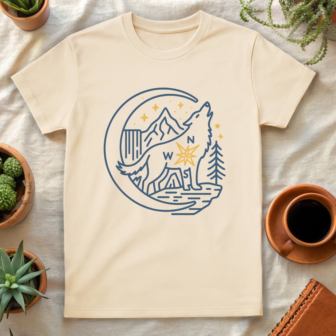 MIDNIGHT COMPASS T-SHIRT - T-Shirt - Astrotees.co