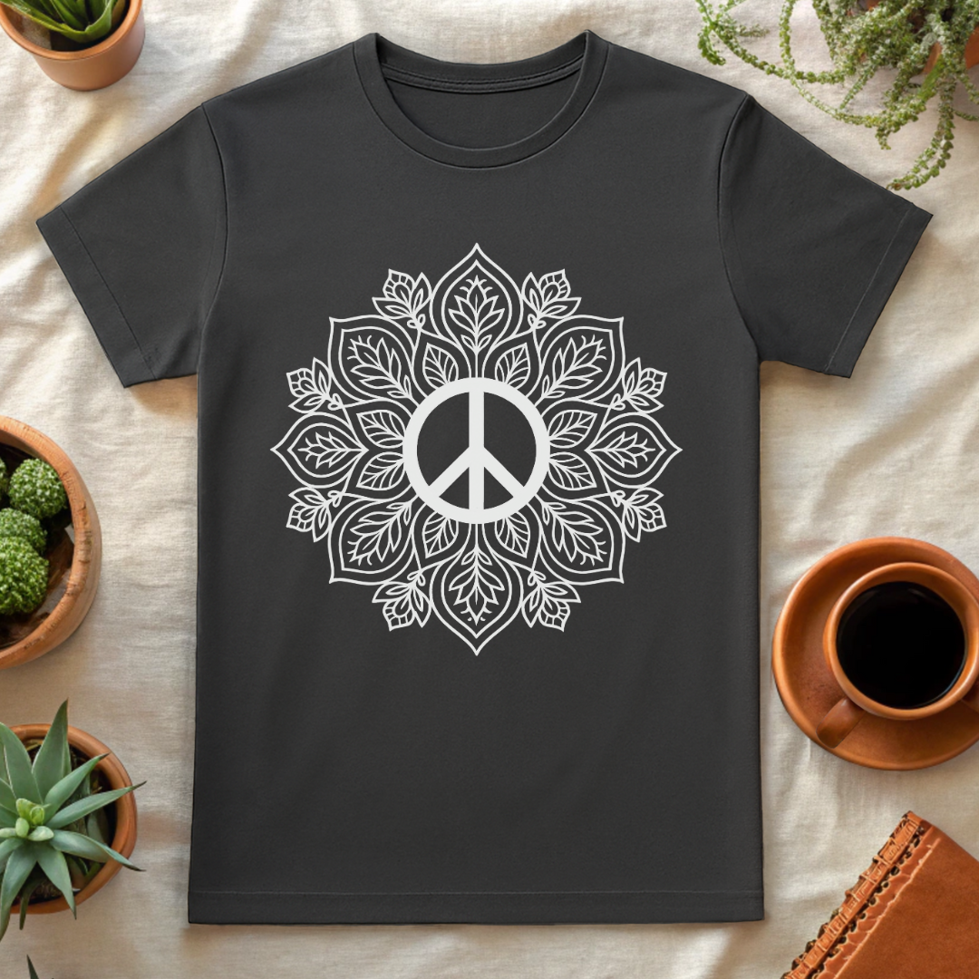 PEACE BLOSSOM T-SHIRT - T-Shirt - Astrotees.co
