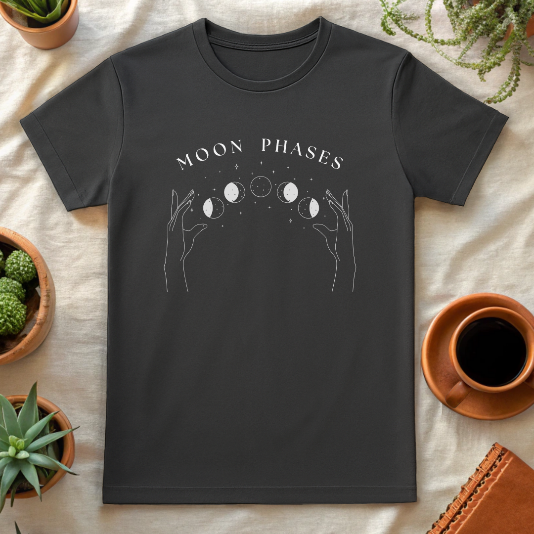 MOON PHASES T-SHIRT - T-Shirt - Astrotees.co