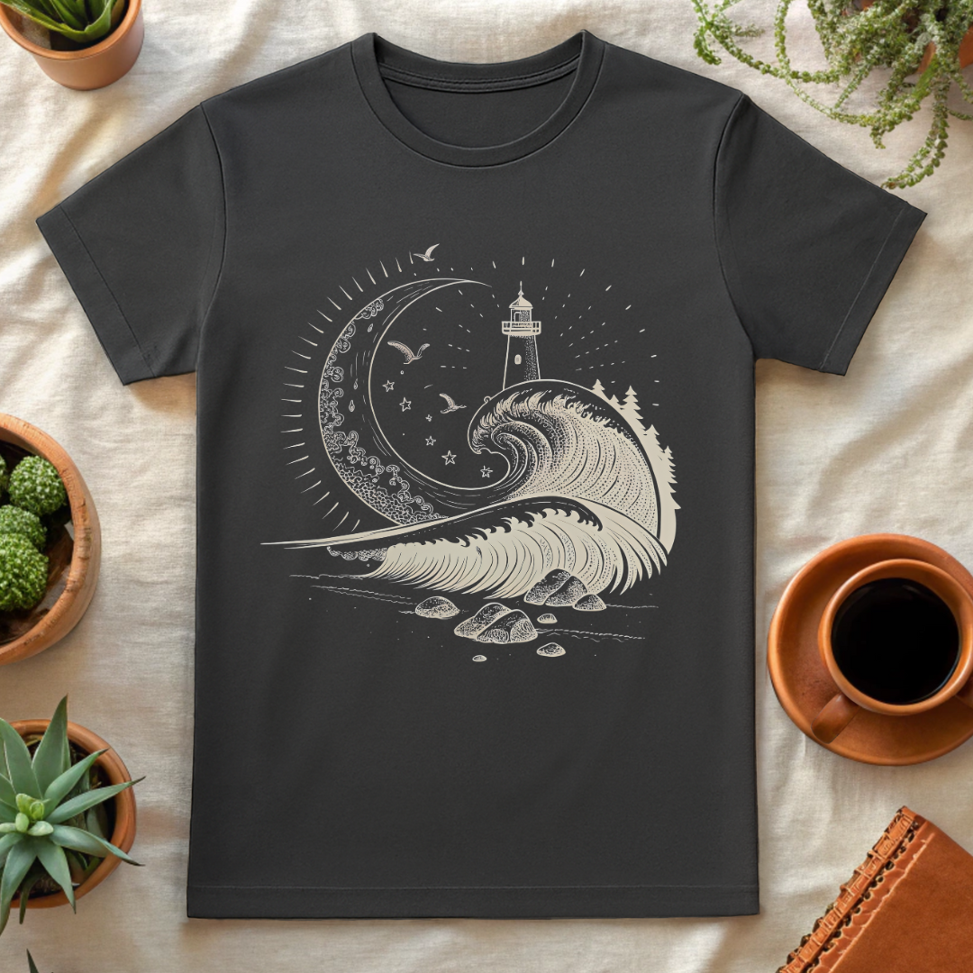 MOONWAVE T-SHIRT - T-Shirt - Astrotees.co