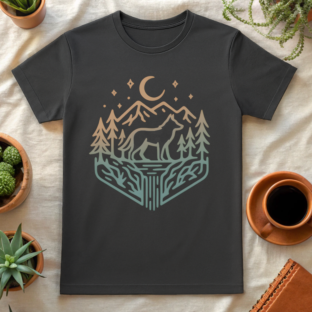 WOLF PATH T-SHIRT - T-Shirt - Astrotees.co
