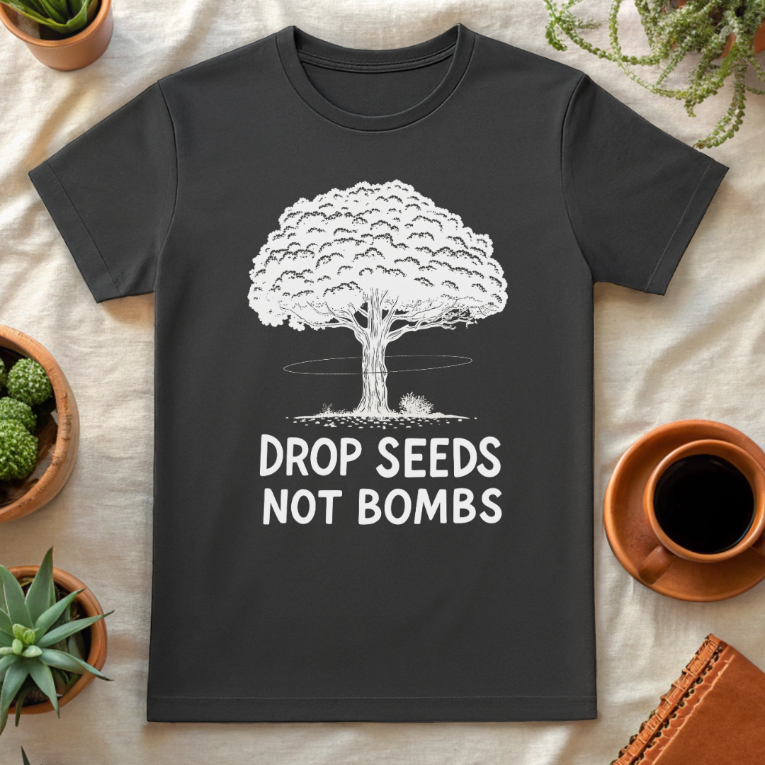DROP PEACE T-SHIRT - T-Shirt - Astrotees.co