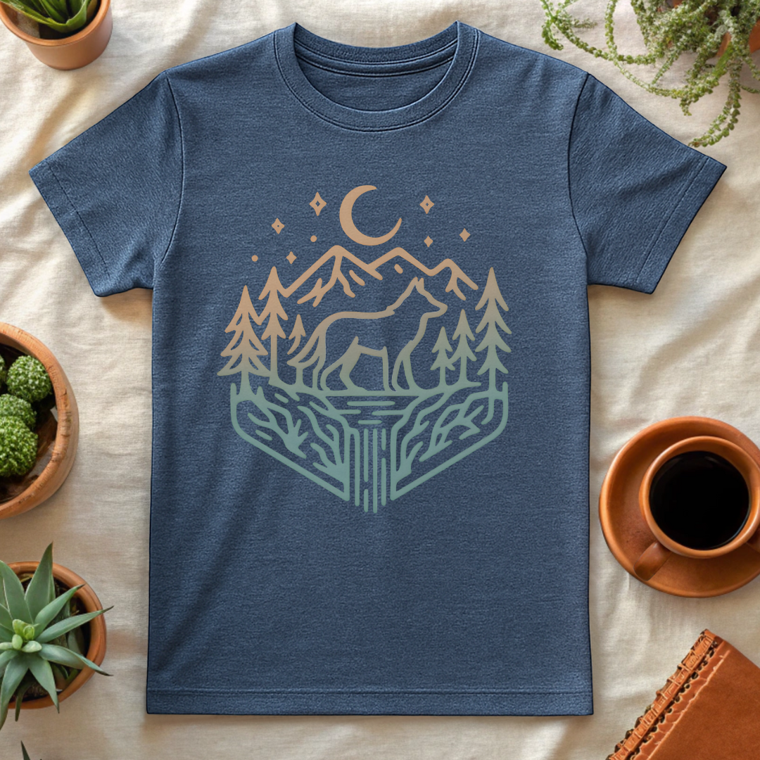 WOLF PATH T-SHIRT - T-Shirt - Astrotees.co