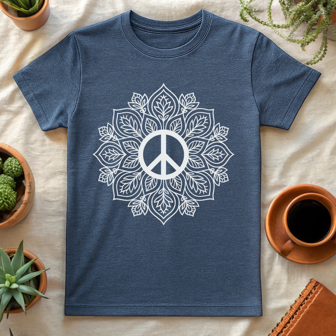 PEACE BLOSSOM T-SHIRT - T-Shirt - Astrotees.co