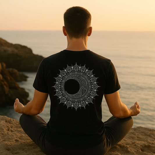 BOHO MOON MANDALA BACK T-SHIRT - T-Shirt - Astrotees.co