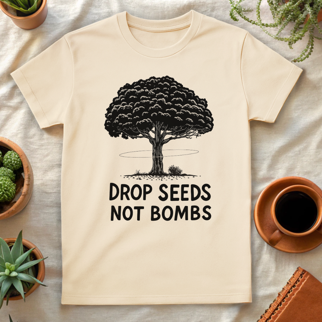 DROP PEACE T-SHIRT - T-Shirt - Astrotees.co