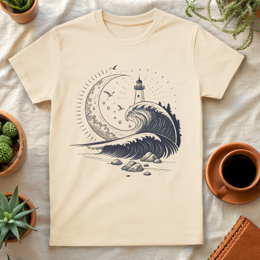 MOONWAVE T-SHIRT - T-Shirt - Astrotees.co