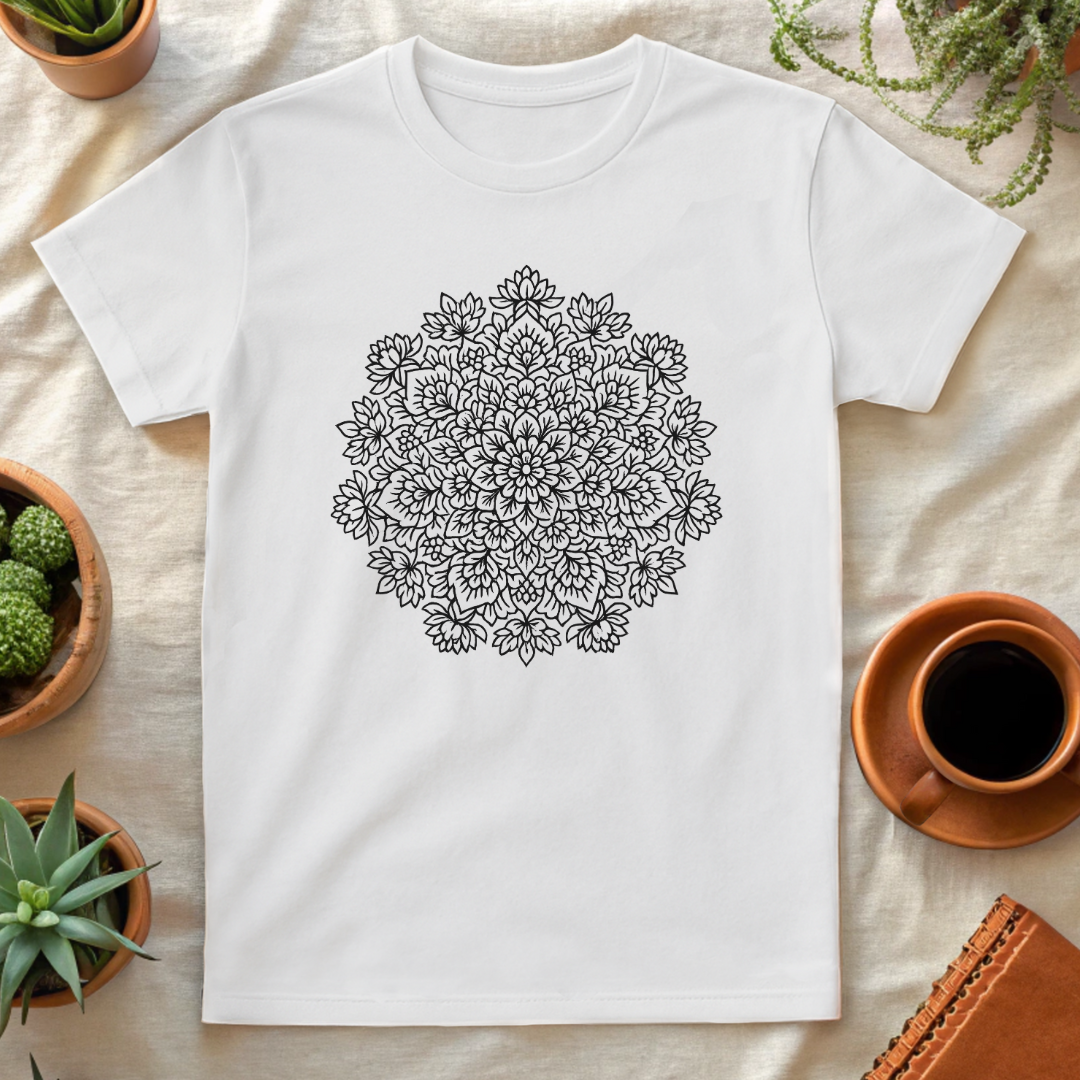 MANDALA BLOSSOM T-SHIRT - T-Shirt - Astrotees.co