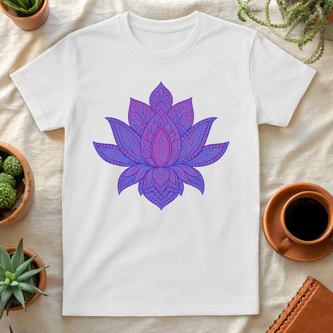 LOTUS FLASH T-SHIRT - T-Shirt - Astrotees.co