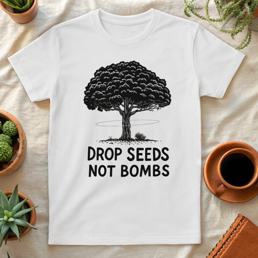DROP PEACE T-SHIRT - T-Shirt - Astrotees.co