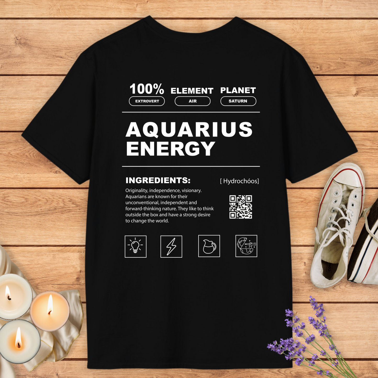 AQUARIUS MANUAL T-SHIRT - Print Material - Vibe Culture