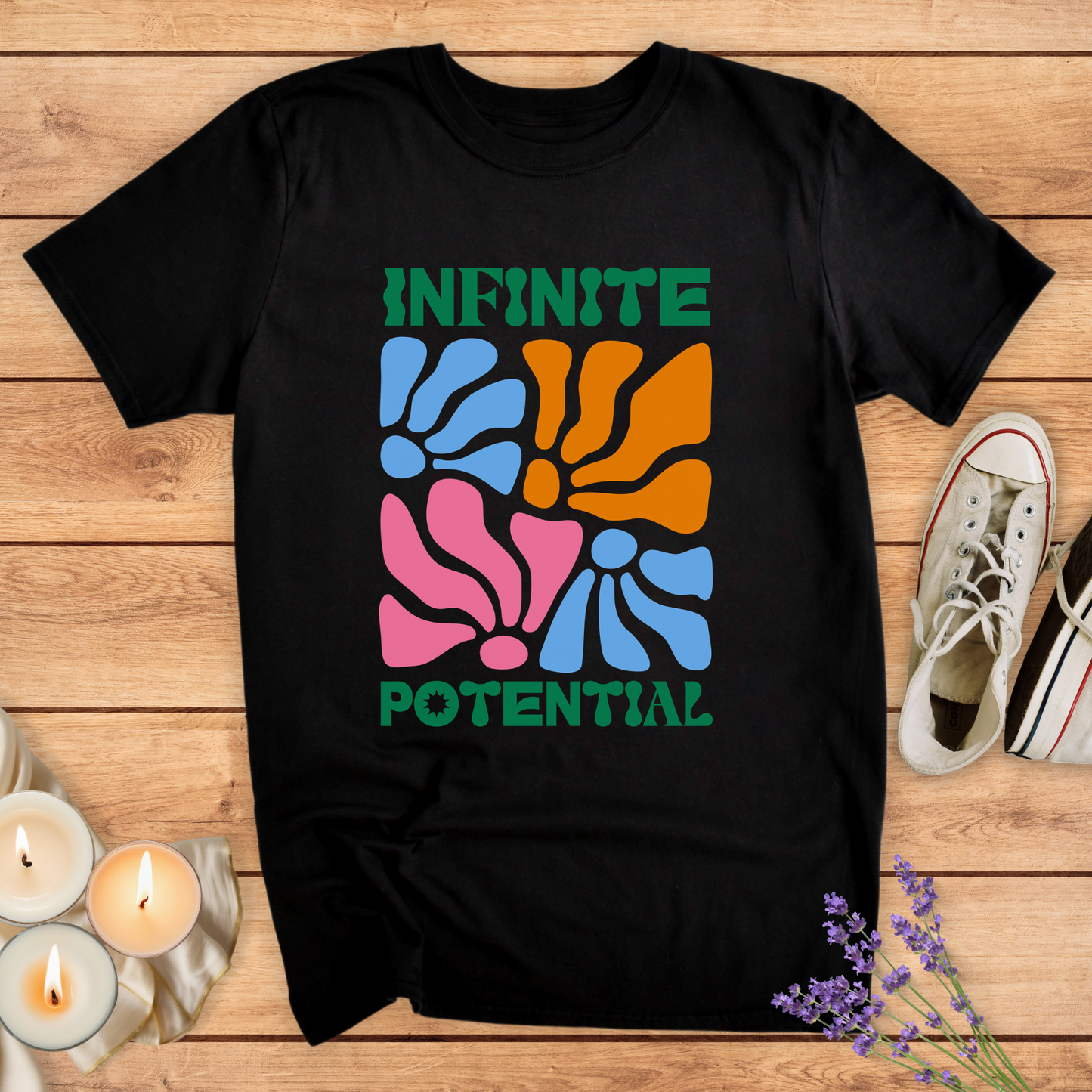 INFINITE POTENTIAL T-SHIRT - Print Material - Vibe Culture
