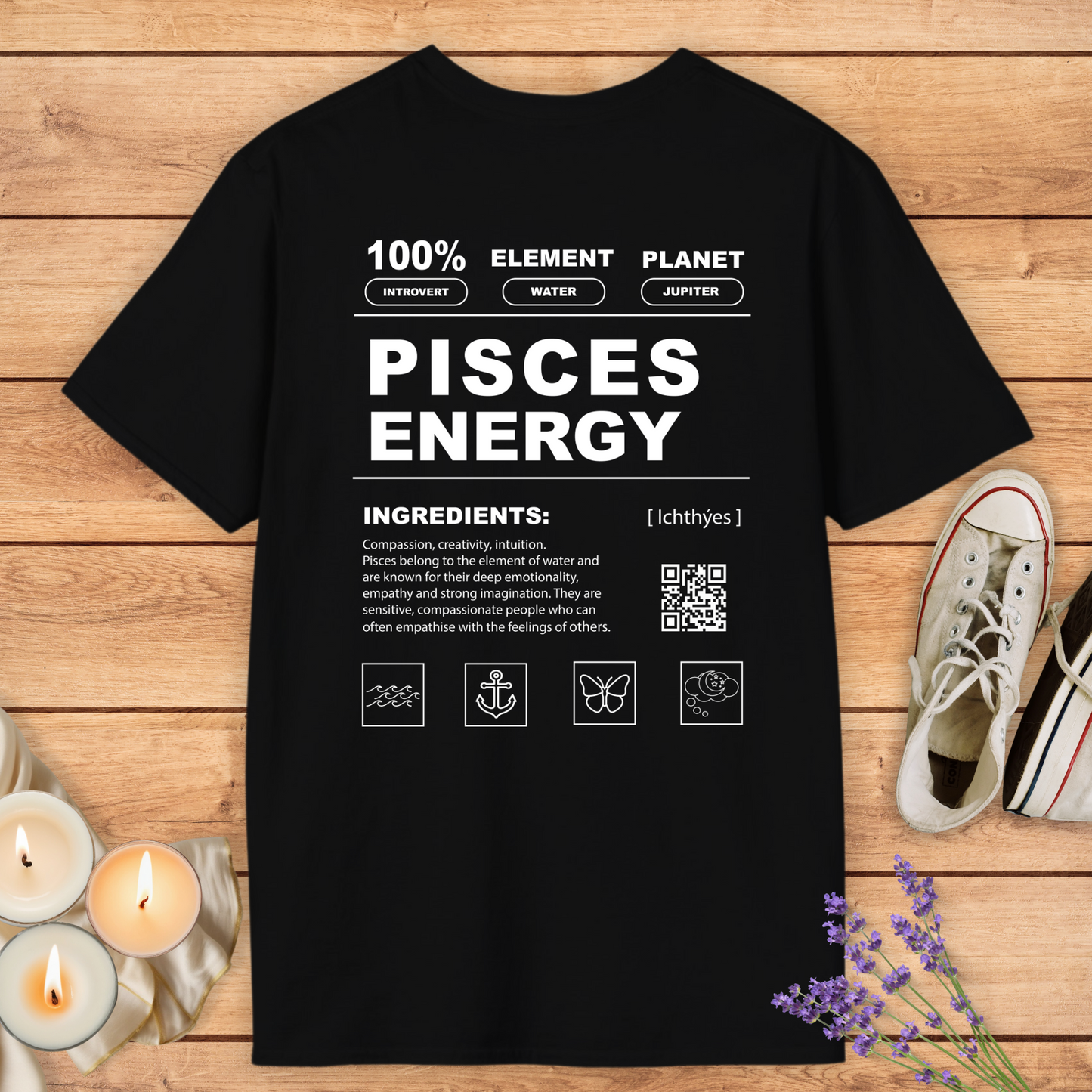 PISCES MANUAL T-SHIRT - Print Material - Vibe Culture
