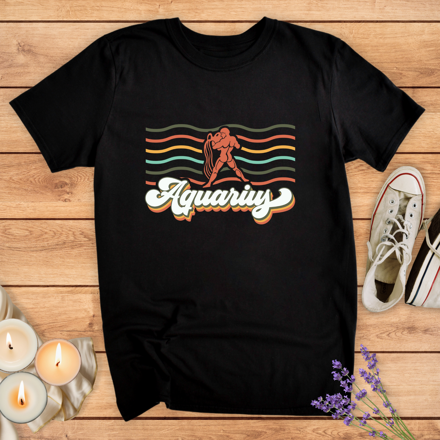 AQUARIUS WAVES T-SHIRT