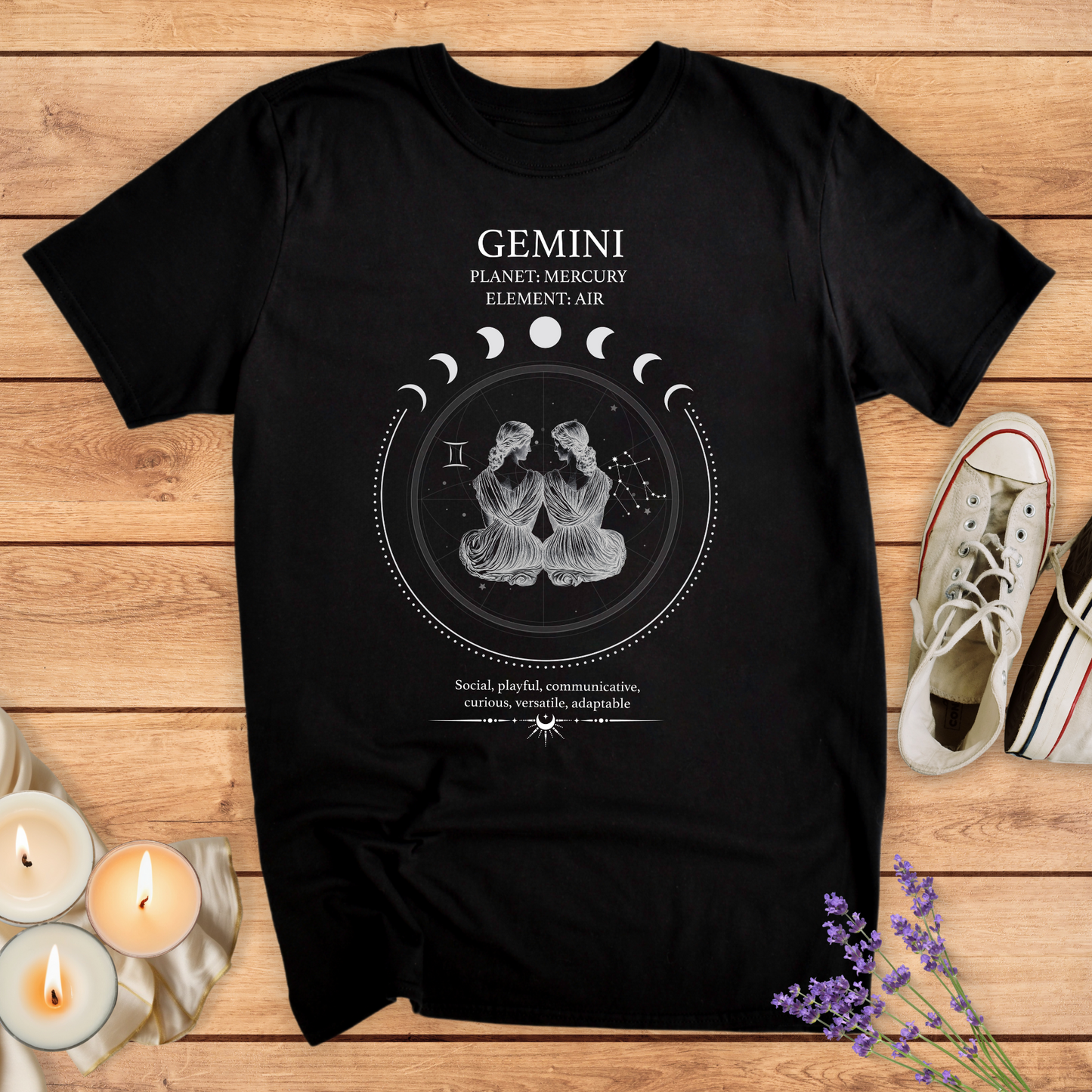 GEMINI HOROSCOPE T-SHIRT - T-Shirt - Vibe Culture
