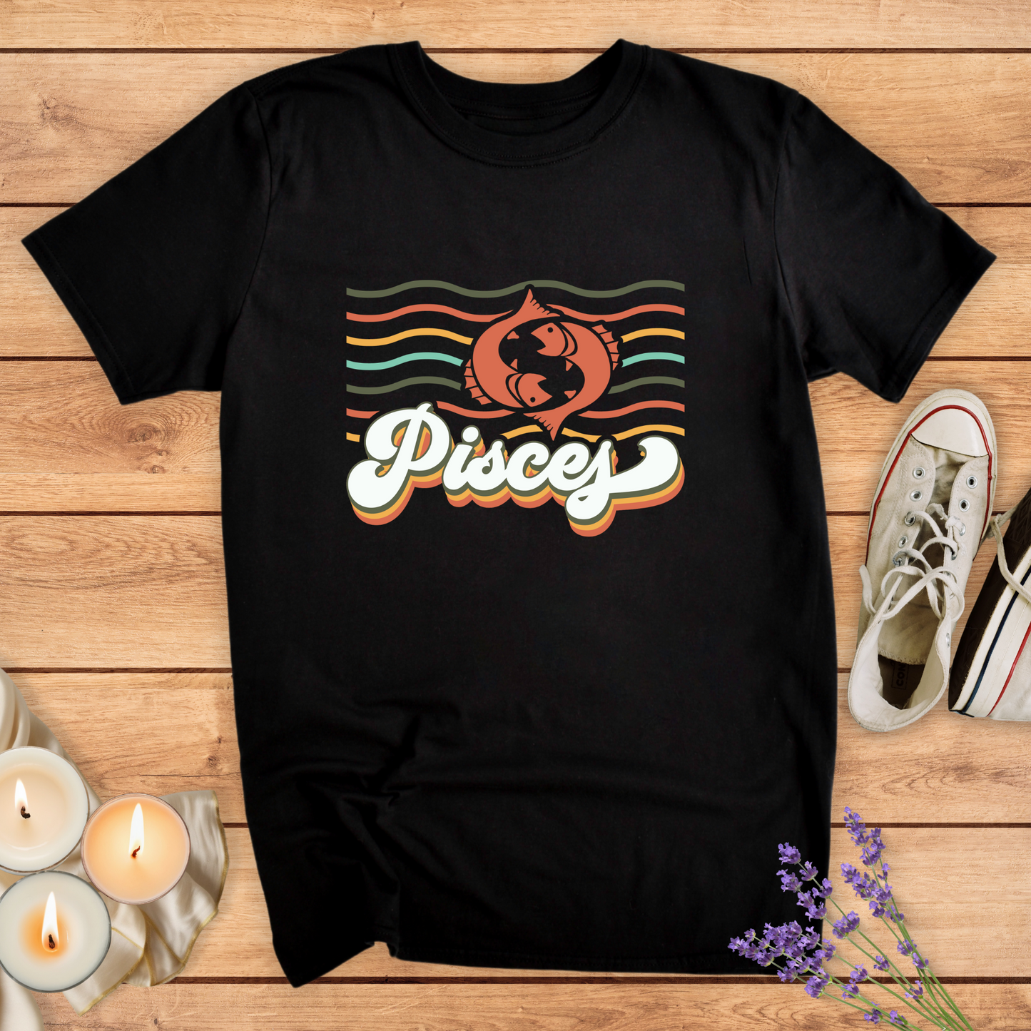 PISCES WAVES T-SHIRT