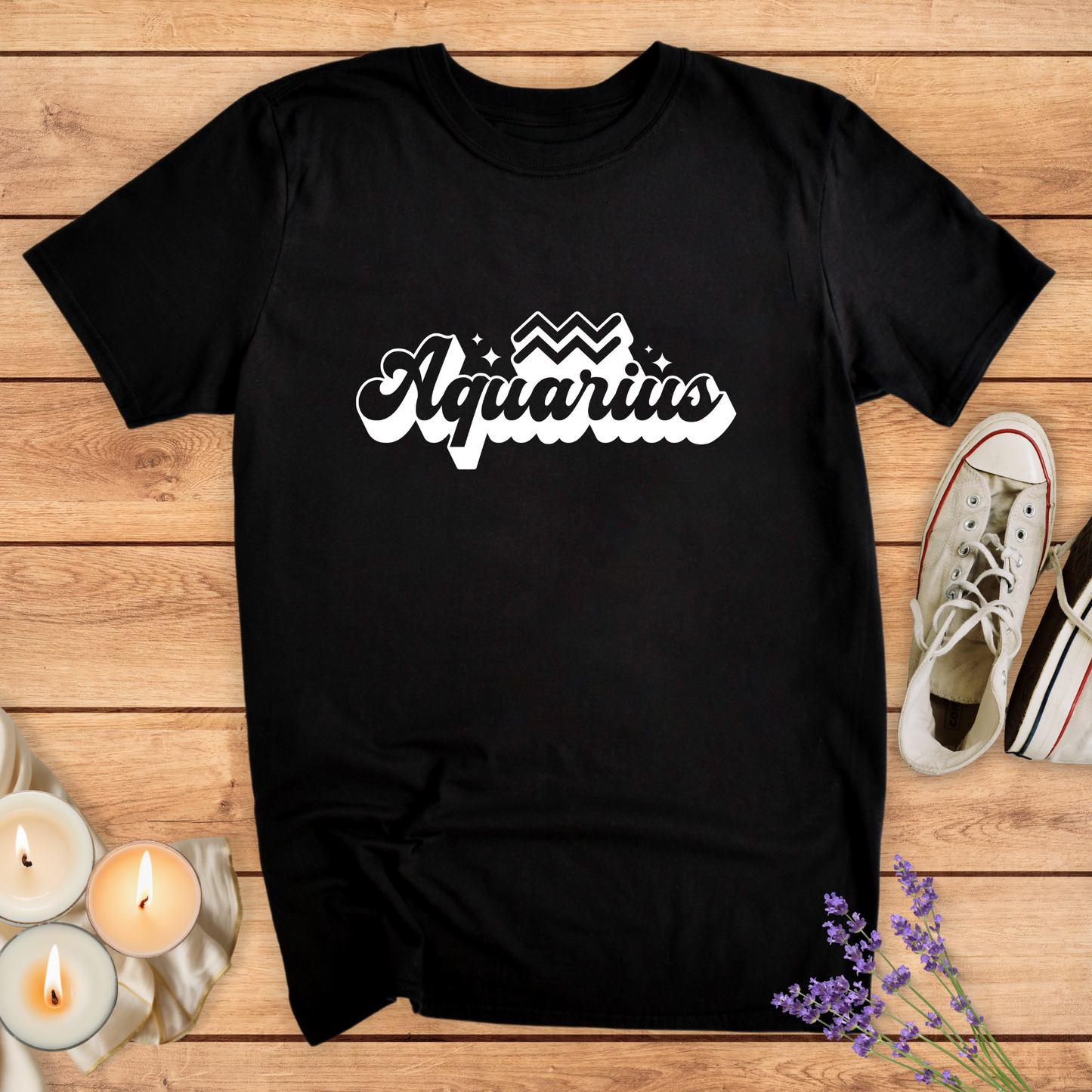 AQUARIUS RETRO T-SHIRT