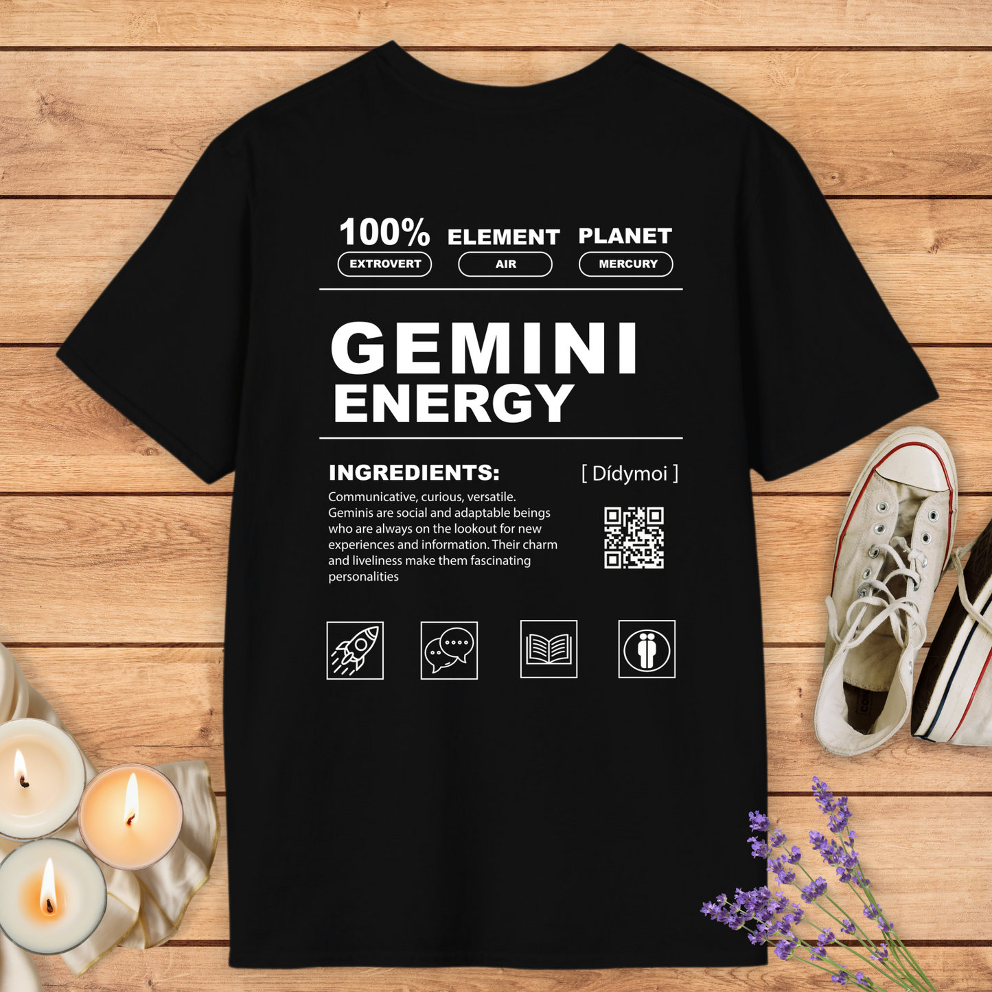 GEMINI MANUAL T-SHIRT - Print Material - Vibe Culture