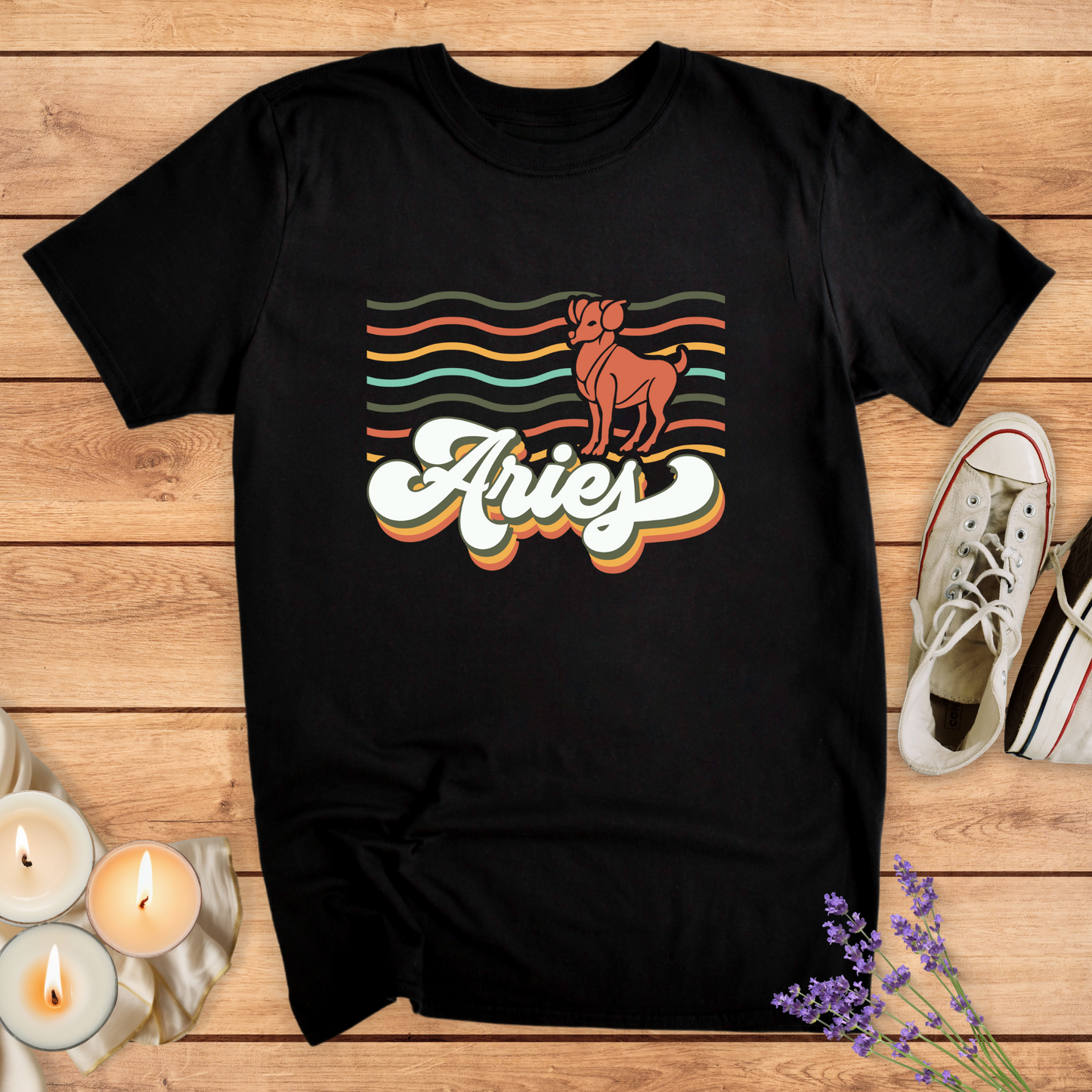 ARIES WAVES T-SHIRT
