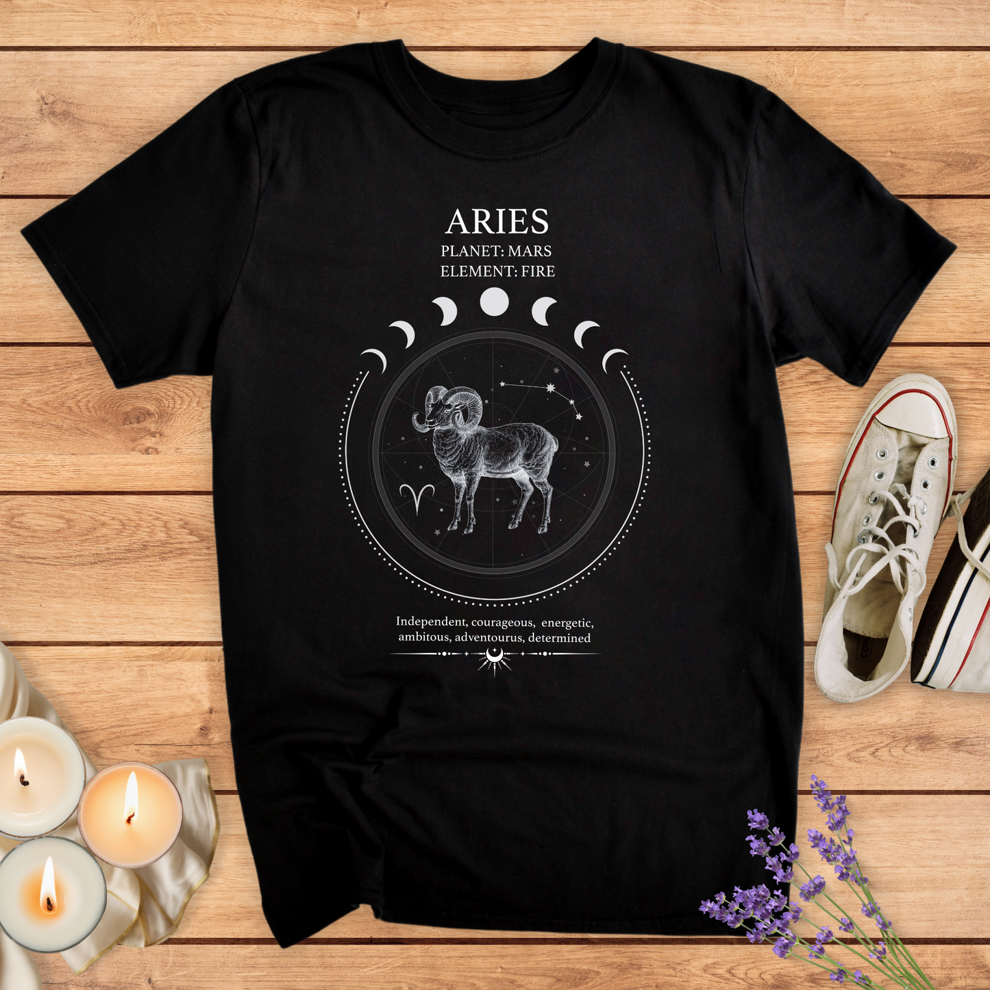 ARIES HOROSCOPE T-SHIRT - T-Shirt - Vibe Culture