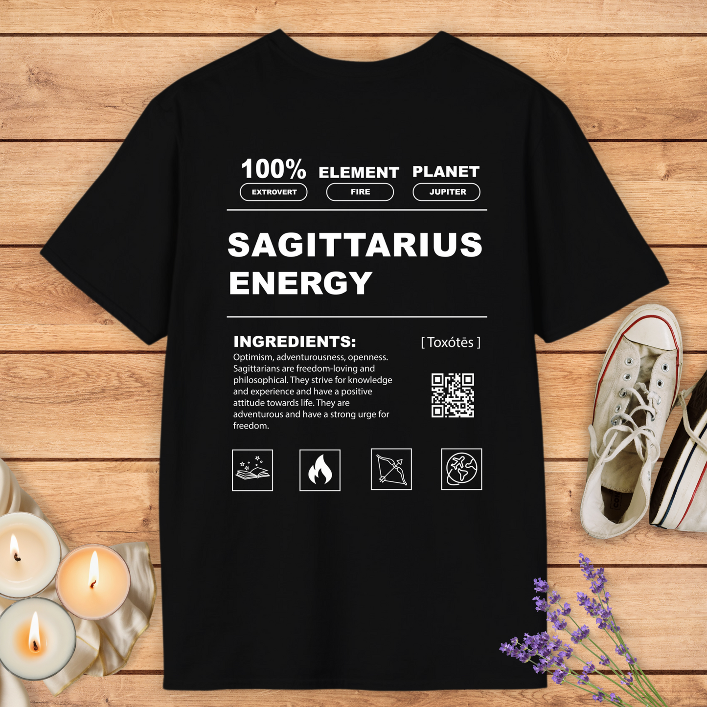 SAGITTARIUS MANUAL T-SHIRT - Print Material - Vibe Culture