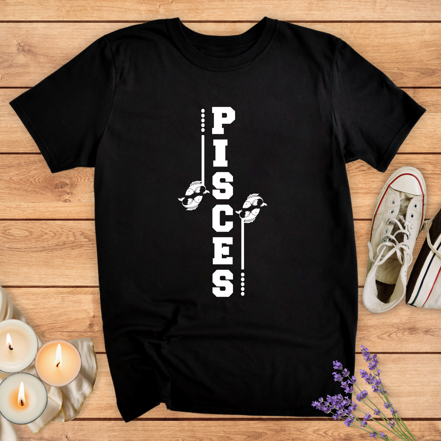 PISCES VERTICAL T-SHIRT
