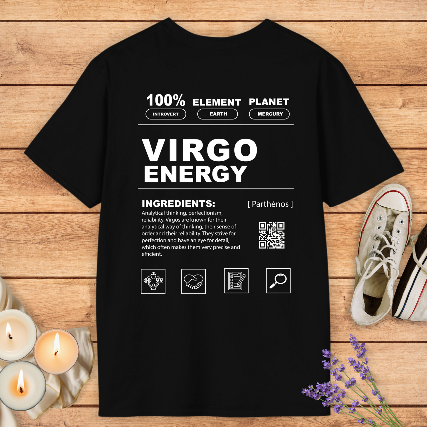 VIRGO MANUAL T-SHIRT - Print Material - Vibe Culture