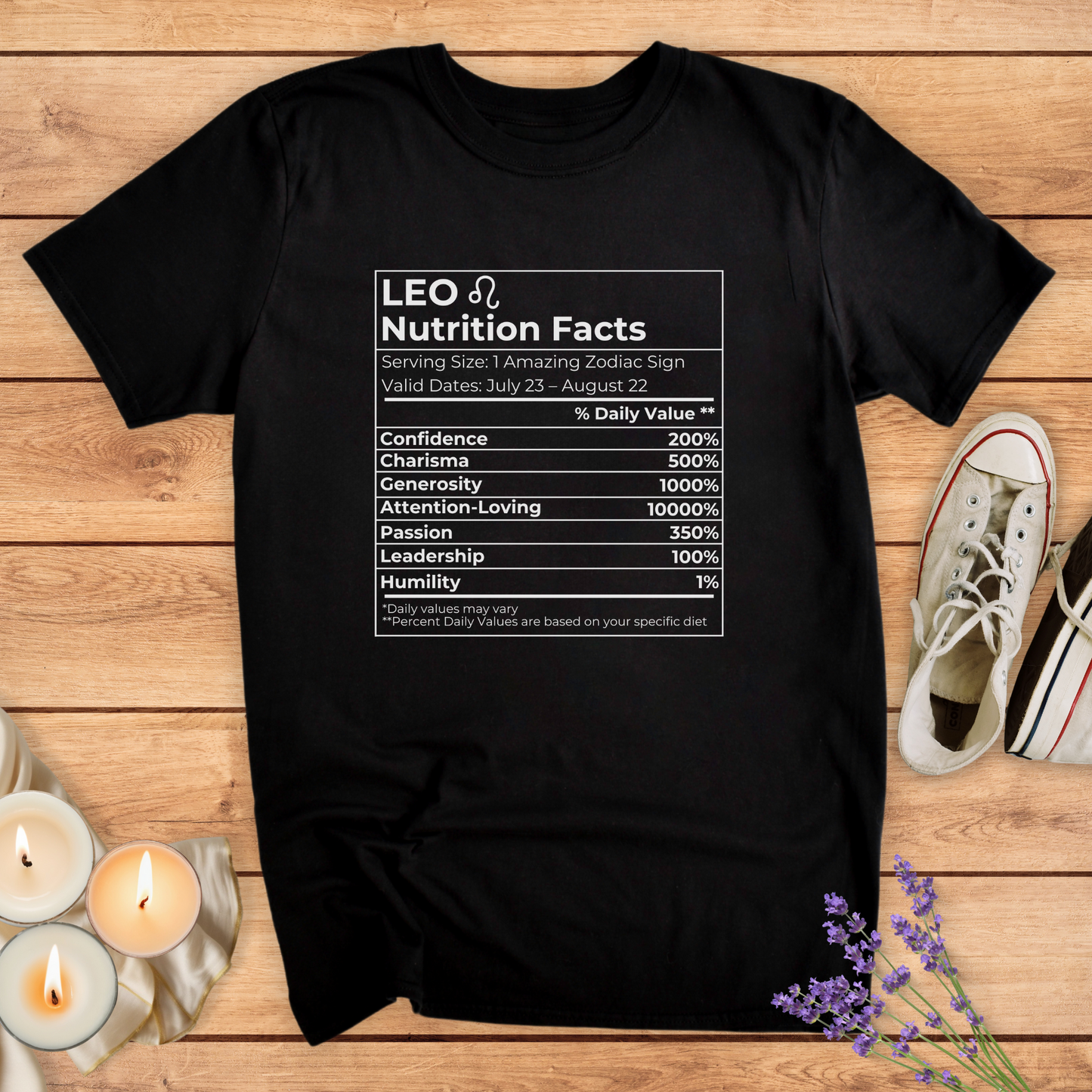 LEO NUTRITION T-SHIRT - Print Material - Vibe Culture