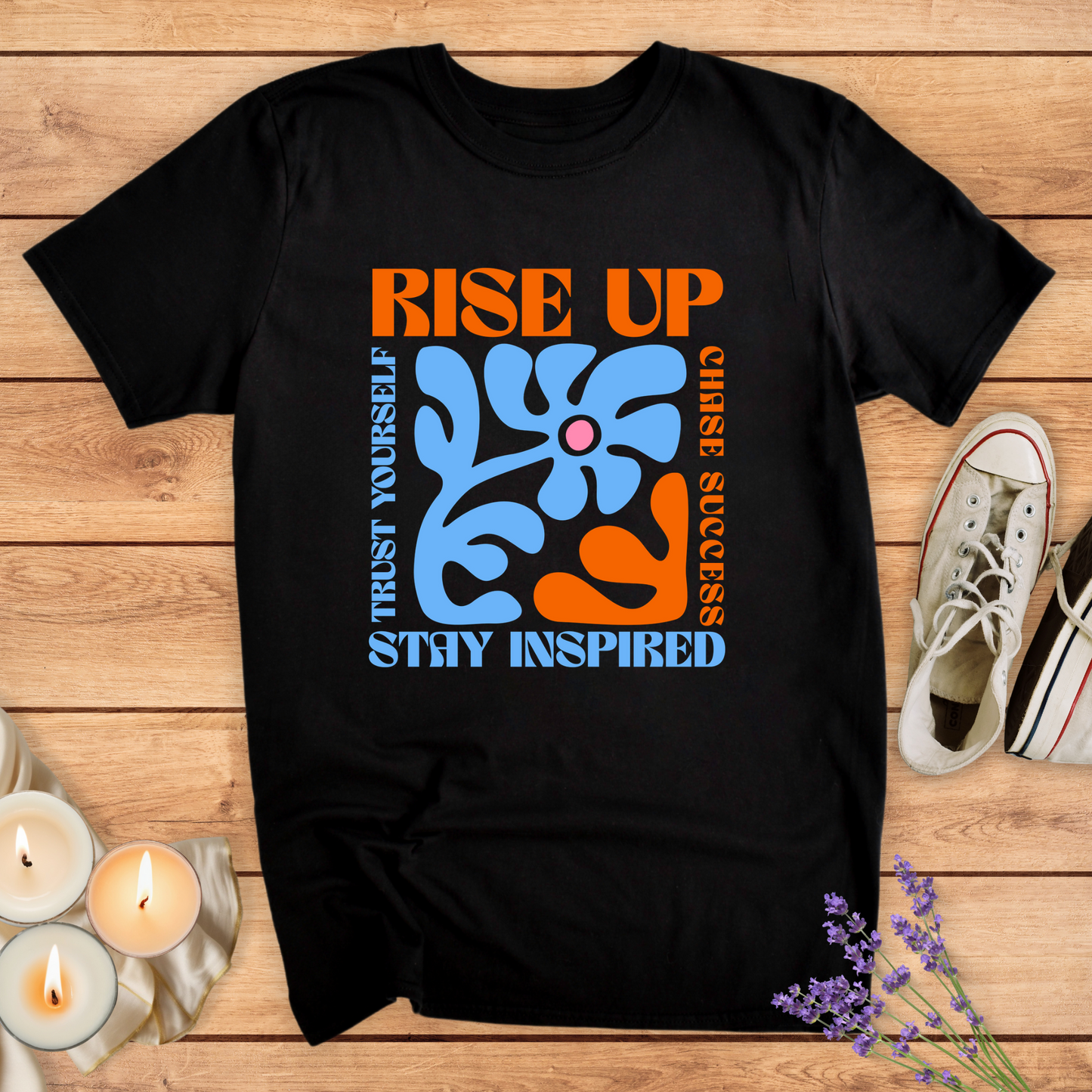 RISE UP T-SHIRT - Print Material - Vibe Culture