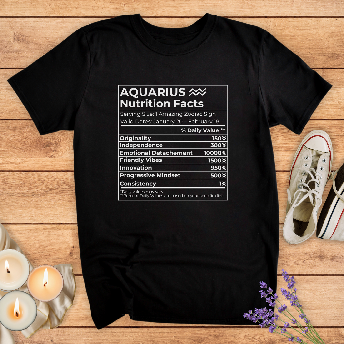 AQUARIUS NUTRITION T-SHIRT - Print Material - Vibe Culture
