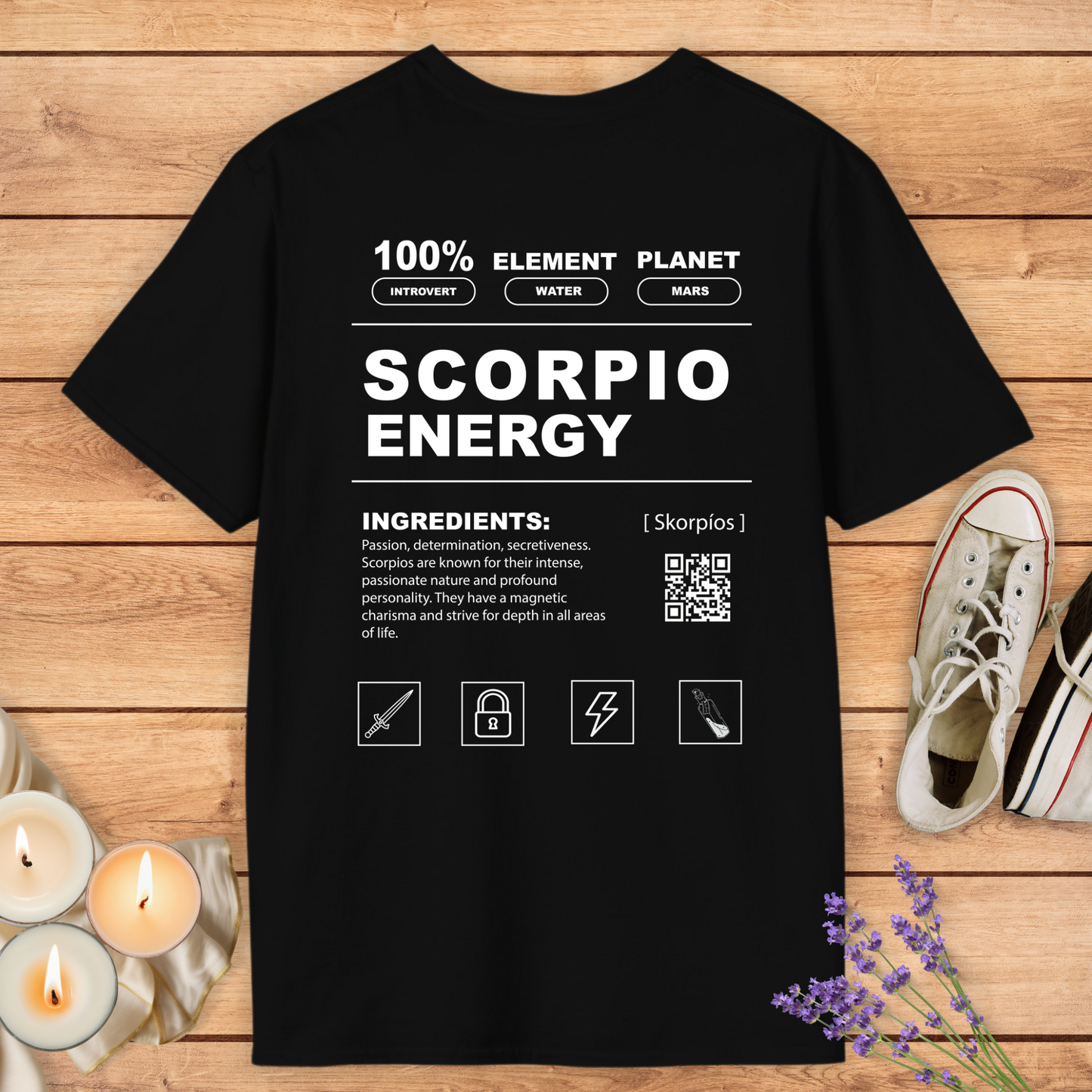 SCORPIO MANUAL T-SHIRT - Print Material - Vibe Culture