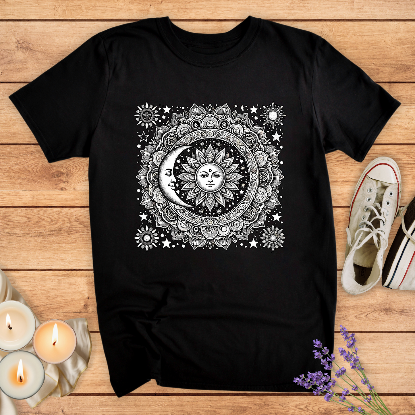 MANDALA SUN & MOON T-SHIRT