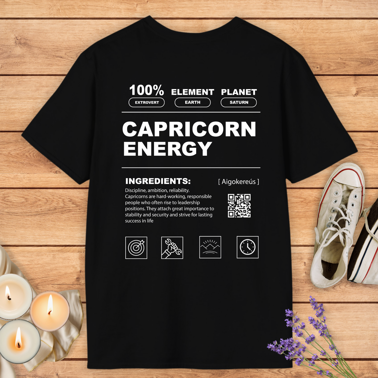 CAPRICORN MANUAL T-SHIRT - Print Material - Vibe Culture