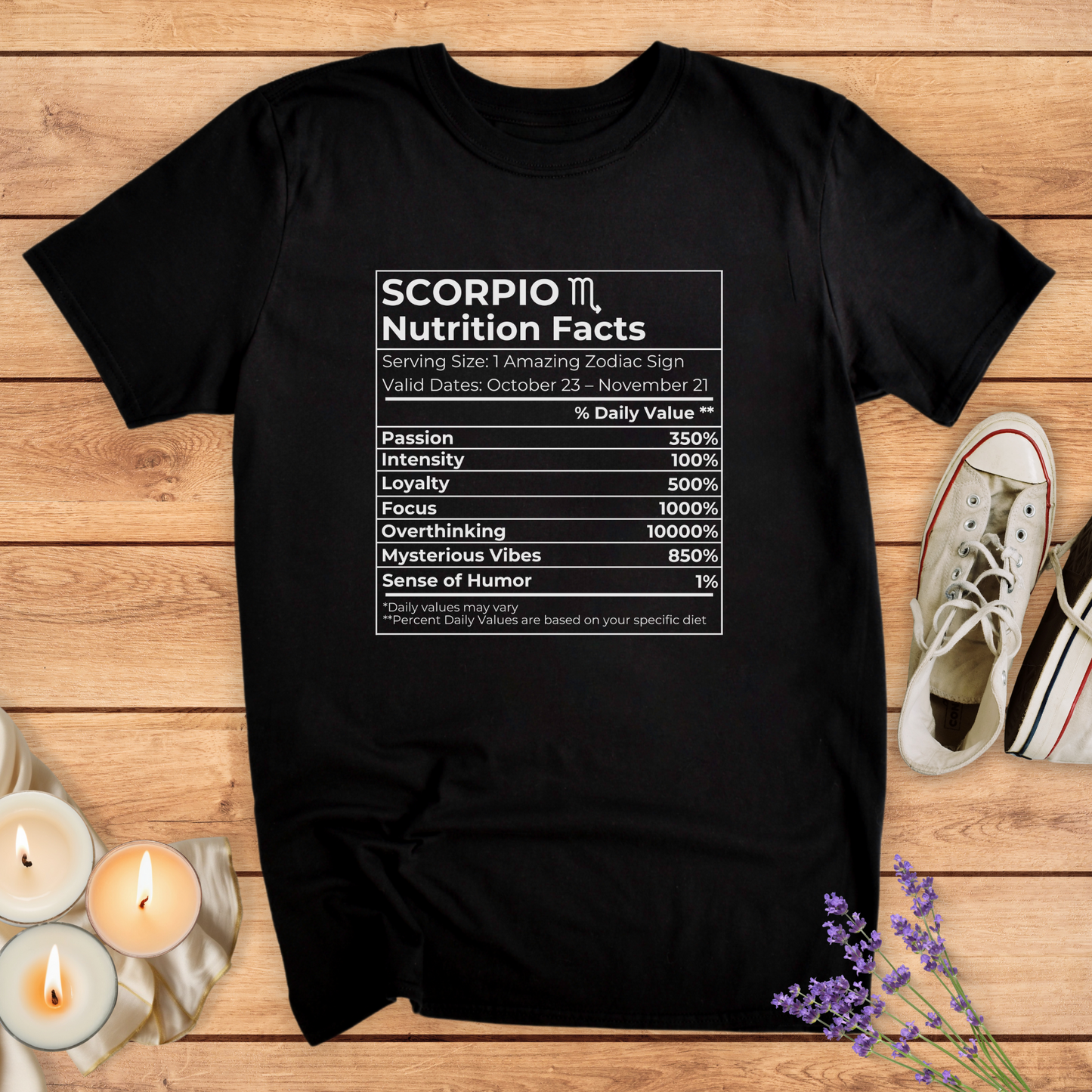 SCORPIO NUTRITION T-SHIRT - Print Material - Vibe Culture