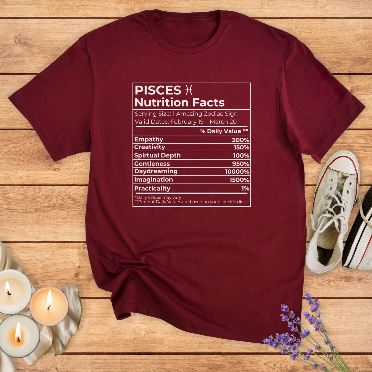 PISCES NUTRITION T-SHIRT - Print Material - Vibe Culture