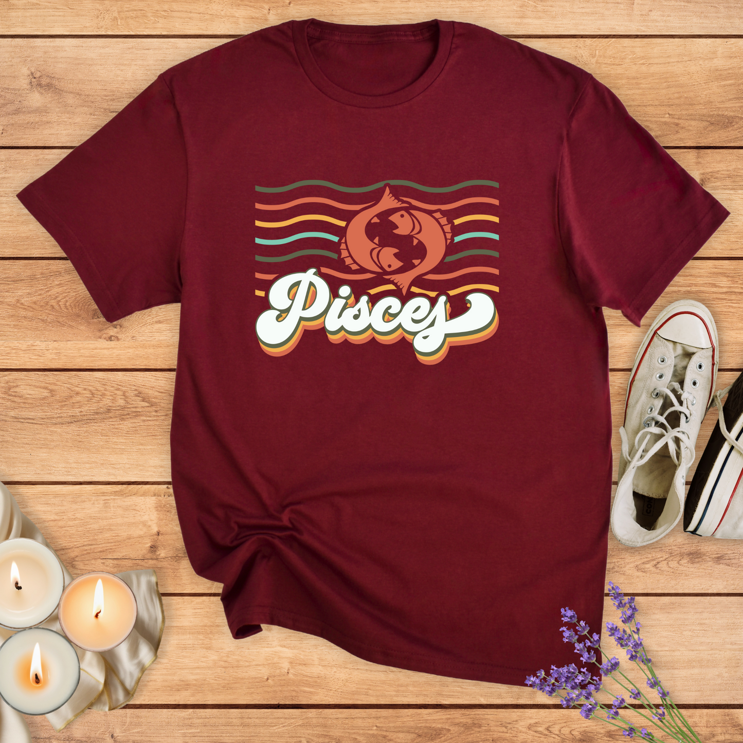 PISCES WAVES T-SHIRT