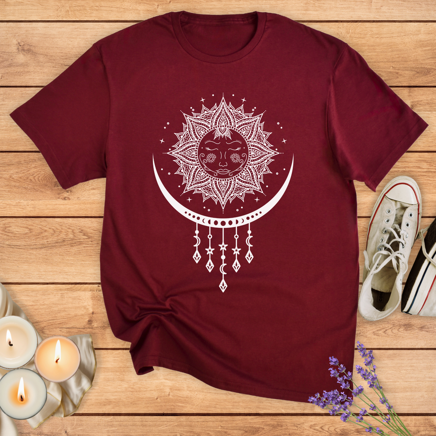 SUN AND MOON MANDALA T-SHIRT