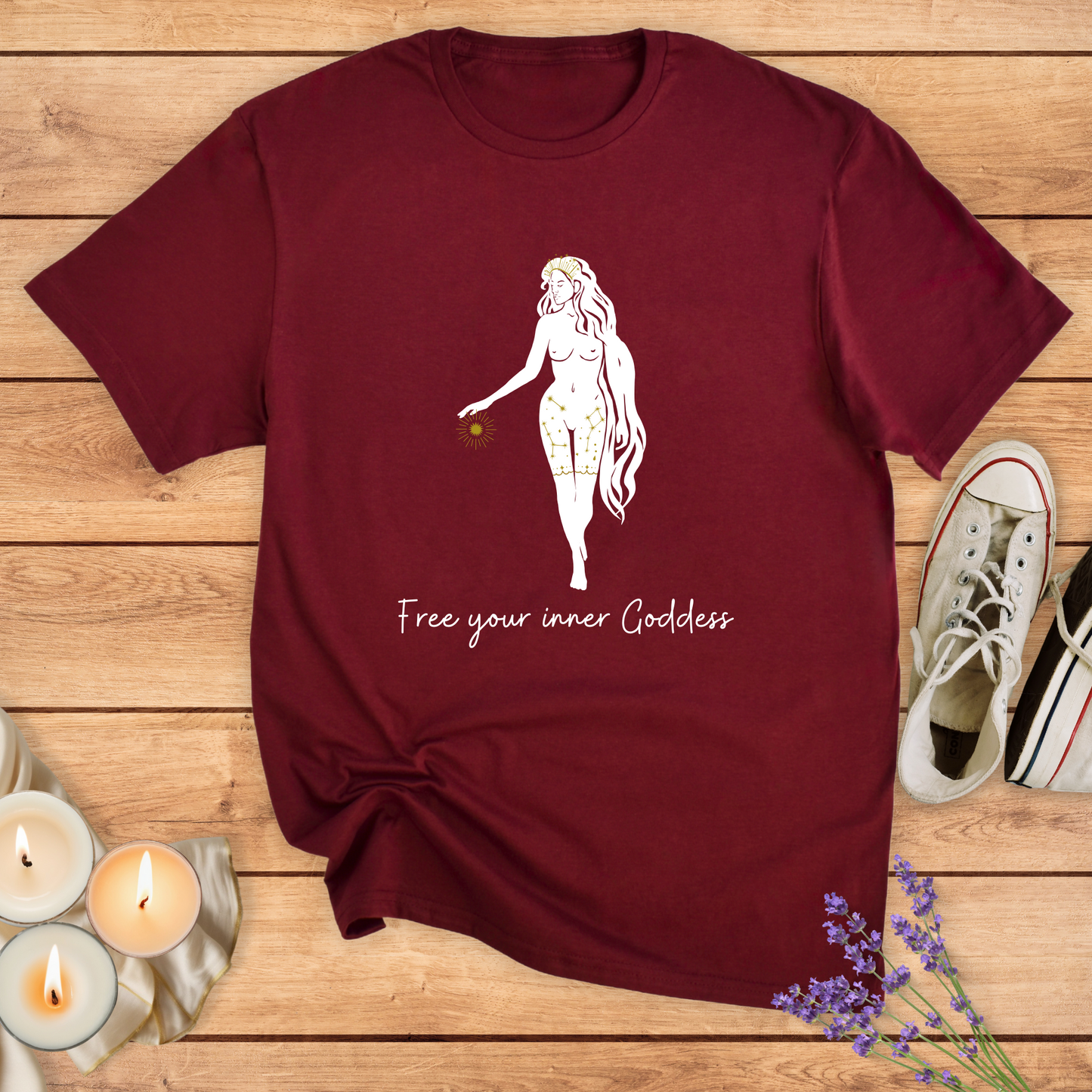 GODDESS T-SHIRT - Print Material - Vibe Culture