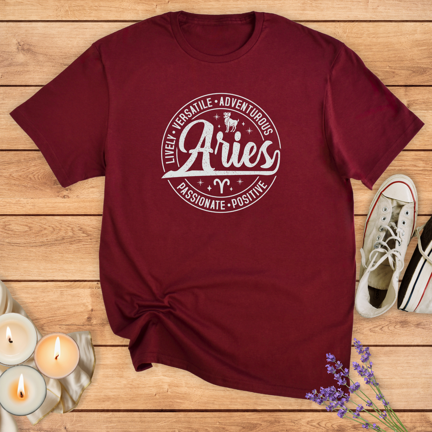 ARIES ROUND SIGN T-SHIRT