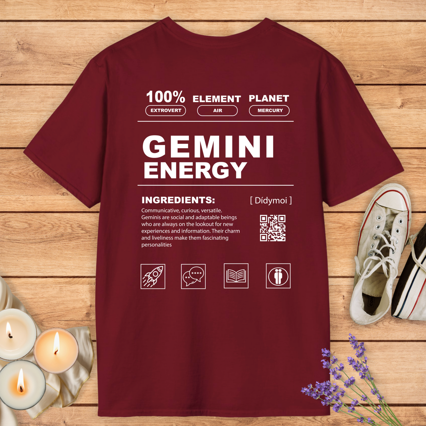 GEMINI MANUAL T-SHIRT - Print Material - Vibe Culture